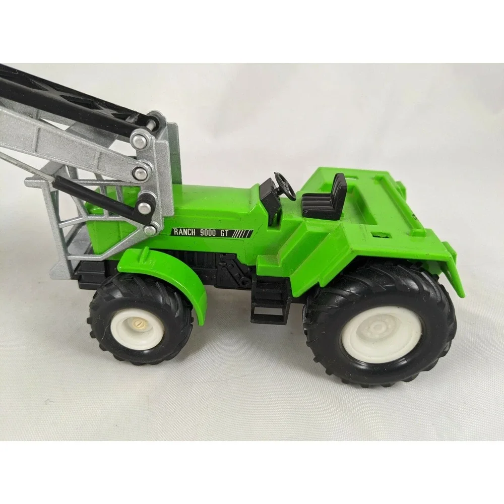 Ranch‎ 9000 GT Green Tractor Diecast Metal Friction Vehicle Toy 8.5 Inch Long